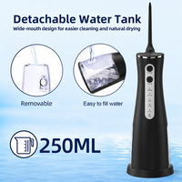 Hydropulseur dentaire électrique portable rechargeable par USB pour usage domestique et hôtelier, étanche IPX7 et 5 niveaux de pression