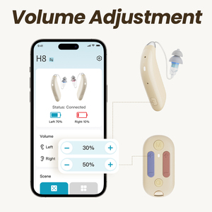 Chuyên nghiệp kỹ thuật số có thể sạc lại BTE ric loại thiết bị trợ thính được sản xuất bởi công ty cho các điếc tai & sản phẩm thính giác - Product Image 6