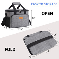 NOUVEAU 2025 YCH Sac isotherme souple portable 20L imperméable avec logo personnalisé en tissu Oxford + matériau PEVA pour usage extérieur