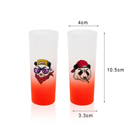 Verre à shot dégradé givré de 3 oz pour whisky et bière, fournitures de restauration et cadeaux de fin d'année, vente en gros Topjlh