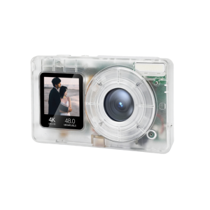 กล้องดิจิตอล DC06T จอคู่ 4K ซูมออปติคอล 17-30 เท่า แฟลช LED ฟิลเตอร์สร้างสรรค์ โหมดถ่ายภาพต่อเนื่อง โหมดเซลฟี่ - Product Image 5