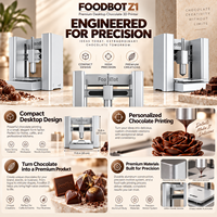 Imprimante 3D Commerciale pour Chocolat, Machine d'Impression 3D Comestible de Qualité Alimentaire pour Pâtisserie, Hôtel, Desserts Personnalisés