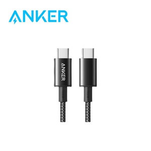 Anker <b>Braided</b> Type-C Cable 100W PD Fast Charging For Android Devices 1M Black Nylon Weaving - Product Image 1