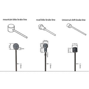 Cables de freno de acero inoxidable para bicicleta de montaña, accesorio para bicicleta de montaña B02 MTB BMX - Product Image 4