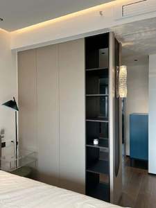 Fabricant de meubles sur mesure Meubles de chambre à coucher Armoire moderne modulaire en bois Design Garde-robe de chambre Style minimaliste - Product Image 3