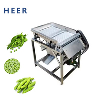Machine Commerciale Automatique en Acier au Carbone pour Décortiquer les Coques de Soja Frais, Écaler les Haricots Verts et Peler les Pois Verts