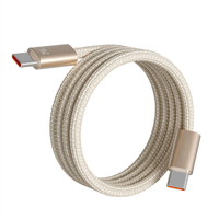 Câble USB-C tressé en nylon 240W à charge ultra-rapide, cordon de données durable Type-C vers Type-C pour iPhone 15 16 17