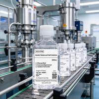 ACE VITRO HBS01 Solution Saline Équilibrée de Hanks (HBSS) 500ml Sans Calcium/Magnésium Rouge Phénolique Prêt à l'emploi pour Lavage et Isolation Cellulaire en Laboratoire OEM