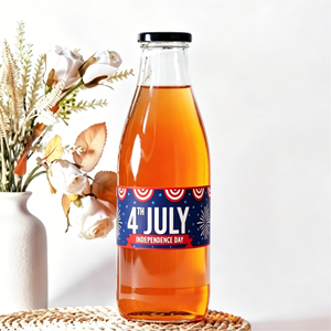 4th of July Patriotic Water Bottle <b>Labels</b> <b>Waterproof</b> Beverage Stickers Independence Day Party Decor Drink Bottle Wrapper <b>Label</b> - Product Image 5