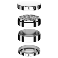 Moulins à herbes VA Grinders en acier inoxydable pour fumer