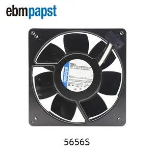 Ebmpapst 5656S 135*135*38MM 220V 230V AC tam Metal yüksek sıcaklık elektrik kontrol kabini eksenel akış soğutma fanları