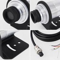 Termometer Inframerah LCD Suhu Ultra Tinggi dengan Peringkat IP65, Permukaan Bata Tahan Api 1.0 Um, Unit Penginderaan Output 4-20mA