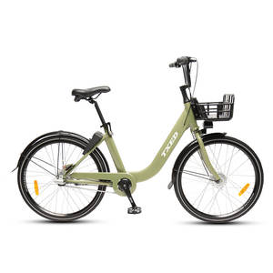 TXED usine ODM OEM 26 ''pouces cadre en alliage pneus non gonflables APP contrôle vélo intérieur 3 vitesses location ville publique partage vélo - Product Image 1