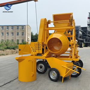 Bétonnière autochargeante avec treuil, élévateur <span class=keywords><strong>à</strong></span> godets et chariot <span class=keywords><strong>à</strong></span> main pour ciment, sable et <span class=keywords><strong>béton</strong></span> - Product Image 3