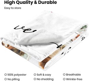 Sublimation Throw Blanket Heat Press Make My Own Blanket Flannel White Blank Custom Blanket Personalized