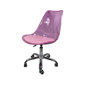 Muebles de comedor <span class=keywords><strong>Silla</strong></span> elevadora giratoria <span class=keywords><strong>Silla</strong></span> de juego Respaldo <span class=keywords><strong>transparente</strong></span> Sillas de <span class=keywords><strong>escritorio</strong></span> con ruedas - Product Image 6