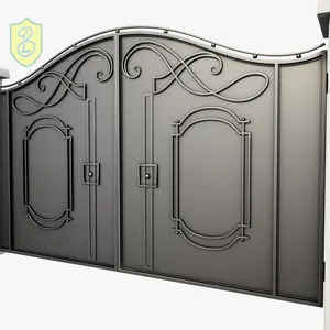 ตัวอย่างเหล็กประตู Wrought Iron Gate ออกแบบแคตตาล็อก Wrought Iron Gate รูปภาพ