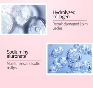 Masque pour les lèvres au collagène de pêche, patchs hydratants pour les lèvres, réparation des lèvres sèches et gercées, soin des lèvres de nuit pour des lèvres douces et lisses - Product Image 3