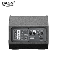Système de sonorisation portable actif en bois DASN K8MDD 8 pouces 800W de puissance crête, amplificateur de classe D, batterie, néodyme, DSP, pour la maison, l'extérieur, les spectacles, les DJ