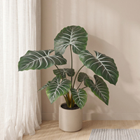 Plante artificielle Alocasia haute simulation, oreille d'éléphant tropicale pour la décoration intérieure