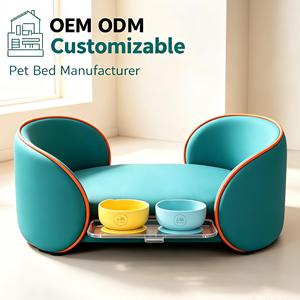 Modern <b>Raised</b> Pet <b>Bed</b> <b>for</b> Dogs Cats Elevated Design Waterproof Washable Steel <b>Frame</b> Indoor Home Use - Product Image 1