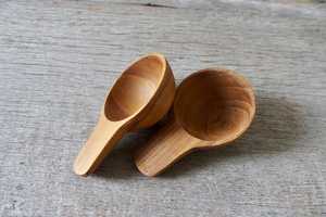 ช้อนไม้ทำมือสำหรับทำอาหาร ใช้เสิร์ฟ ตัก ตี และผสม ด้วยไม้ธรรมชาติที่ทนทาน - Product Image 4