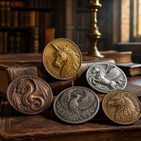 Pièce de monnaie commémorative en cuivre pur, sur mesure, avec bordure en treillis et motif de guitare en relief, faible MOQ, expédition rapide, pour récompense de saison de compétition de surf
