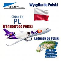 Transport Aérien Spécialisé Pologne Expédition Entrepôt Transport Express Services de Traitement des Commandes Livraison DDP Mondiale
