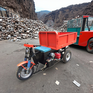 Convoyeur de briques et de terre utilisé dans la construction, camion benne de transport 8 CV pour le charbon et la pierre destiné à l'exploitation minière. Tricycle de fret Tri - Product Image 1