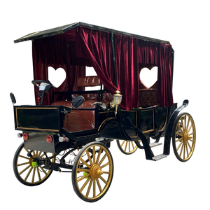 Lima móvil elegante para bodas, carruaje eléctrico turístico de 4 ruedas para 4-6 personas, estilo victoriano de cuento de hadas - Product Image 1