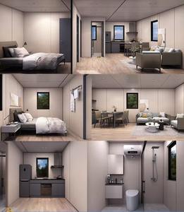 Chine Vente en gros Maison conteneur extensible 40 pieds Maison <span class=keywords><strong>mobile</strong></span> préfabriquée moderne et durable de qualité à vendre - Product Image 4