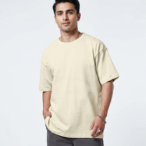 2025 Men's Custom Graphic Acid Wash Long Sleeve T-Shirt Double <b>Layer</b> Boxy Oversize Woven Cotton Screen Printed Long Sleeve <b>Top</b> - Product Image 1
