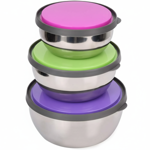 Customizable Lightweight Durable Microwave Dishwasher Safe Disposable Stainless Steel <b>Bowl</b> Party <b>Curry</b> Steel Craft Exports - Product Image 1