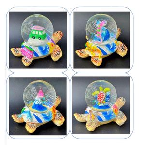 Ornement familial personnalisé, décoration artistique, artisanat en résine, globe à neige, souvenir touristique créatif, globe à eau, figurine d'étoile de mer, boule de cristal - Product Image 3