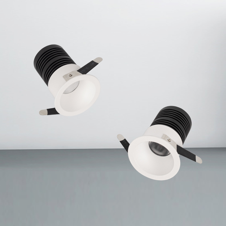 Modern 1w 2w 3w 5w 7w 9w 12w 15w Dimmable Spot Light Recessed Commercial Showcase Ceiling Lamp Aluminum Led Mini DownLight