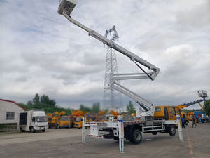 23m <b>25m</b> 27m Telescopic Aerial Work Vehicle Hydraulic Outrigger Telescopic Boom Aerial Work Platform Vehicle Hot Sale - Product Image 6