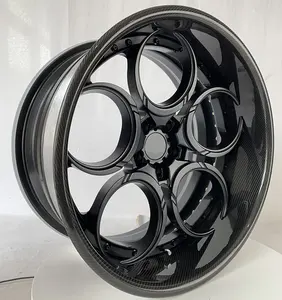 18 inch to 24 inch 2 piece 3 piece carbon fiber custom forged alloy wheels for luxury cars