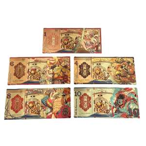 15 Billetes Conmemorativos de Plástico y Metal con Lámina Dorada, Coloridos, de una Sola Pieza, para Regalos de Cumpleaños y Colecciones de <span class=keywords><strong>Anime</strong></span> - Product Image 2