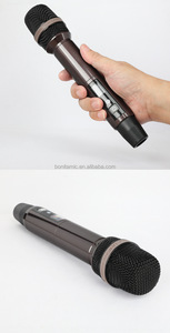 Vendita in fabbrica W185-01 ricaricabile UHF 2 canali microfono ricevitore palco amplificatore per Karaoke - Product Image 5