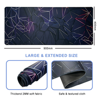 Tapis de souris de jeu personnalisé avec design de dessin animé, respectueux de l'environnement, base en caoutchouc naturel, imperméable, antidérapant, protection contre les radiations, résistant aux rayures
