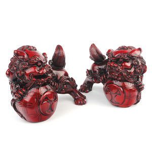 Hongton <span class=keywords><strong>colore</strong></span> rosso fengshui fu cane statua chonese fengshui pechino <span class=keywords><strong>leone</strong></span> - Product Image 2