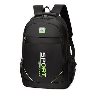 Sport Backpack Large Capacity Computer Compartment Business Travel Men Casual School Bag Black Green Blue Orange - Product Image 1