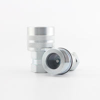 Coupleur rapide hydraulique fileté 1/2 pouce, connexion rapide haute pression pour machines mobiles CVV