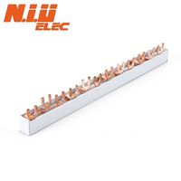 FABRICANT DE TYPE DE FOURCHE de BUSBAR MCB Barre de bus en cuivre pour disjoncteur de boîte de distribution