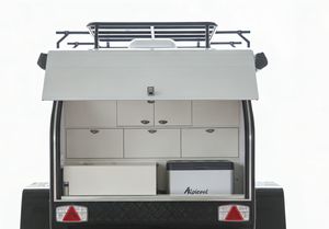 Remolque de Campamento Tipo Lágrima Todoterreno, Mini <span class=keywords><strong>Caravana</strong></span> Ligera <span class=keywords><strong>para</strong></span> Viajes y Campamentos al Aire Libre - Product Image 6