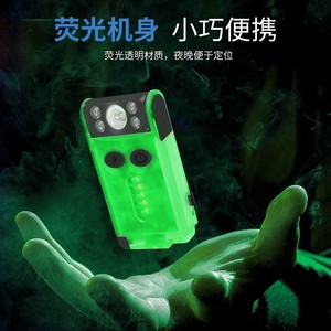 ไฟฉาย EDC V30 ไฟตกปลา LED แบบชาร์จไฟได้ หมุนได้ 180 องศา พร้อมโหมดหลายสีสำหรับตกปลากลางคืนกลางแจ้ง - Product Image 4