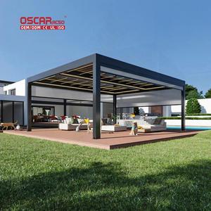 Pergola bioclimatique automatique à lames orientables électriques, style européen, design innovant, pour villa, jardin, <span class=keywords><strong>parking</strong></span> de voiture - Product Image 1