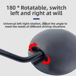 Nuevo Espejo Retrovisor Doble Curvo para Patinete Eléctrico King Turtle, Compatible con Patinetes Eléctricos <span class=keywords><strong>Laima</strong></span> Xiaodao Aima de 8 mm - Product Image 2