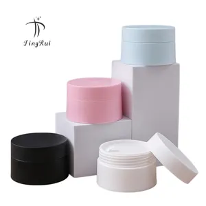 5g 15g 20g 30g 50g Empty Hair Gel Jar Personal Care Can Cosmetic Face Eye Cream Plastic Jar Customized Color And Logo