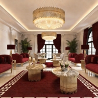 Zeitgenössisches Hochwertiges Samt-Sofa mit Metallgestell in Gewerbequalität für Hotel-Lobby, Veranstaltungen, Bankette und Villenprojekte